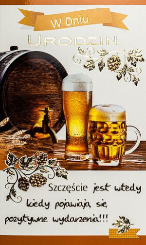 Kartka urodzinowa dla mężczyzny A6425