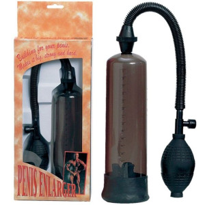 Seven Creations PVC TUBE WITH LATEX SLEEVE Pompka do penisa, Czarna