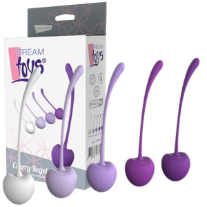DREAM TOYS CHERRY KEGEL EXERCISERS Zestaw kulek kegla - różne wagi