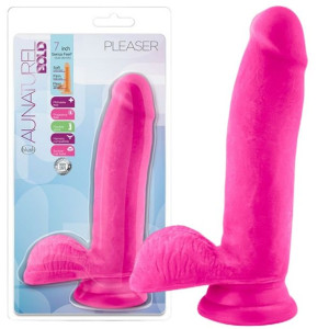 Blush AU NATUREL BOLD PLEASER 7" Realistyczne dildo z jądrami i przyssawką,