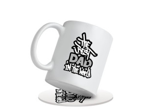 Kubek z Nadrukiem + podkładka - The best Dad In The World
