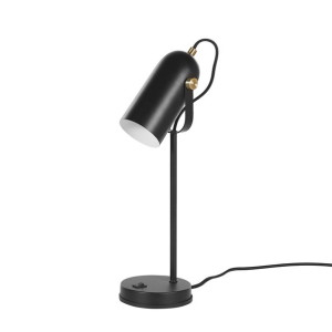 Lampa biurkowa regulowana metalowa czarna TYRIA