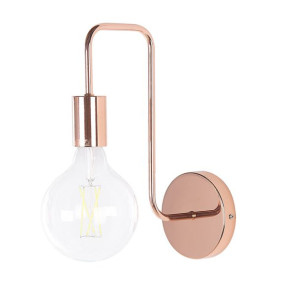 Lampa ścienna metalowa miedziana SAVENA