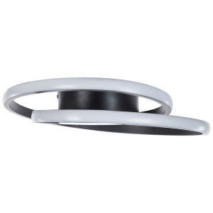 Lampa sufitowa LED metalowa czarna NARYN