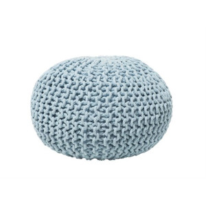 Puf 50 x 35 cm jasnoniebieski CONRAD