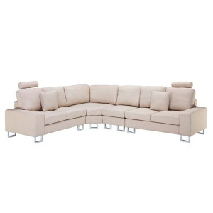 Sofa narożna prawostronna beżowa STOCKHOLM