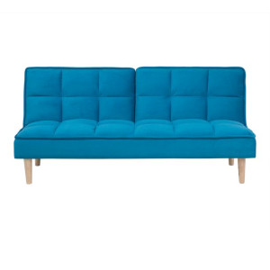 Sofa rozkładana niebieska SILJAN