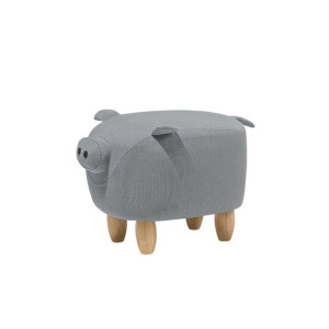 Pufa zwierzak szara PIGGY