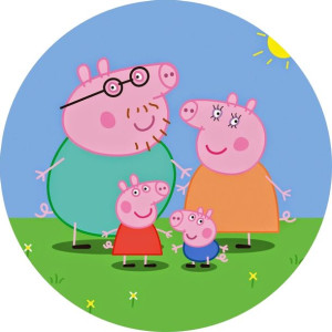 Opłatek na tort ŚWINKA PEPPA