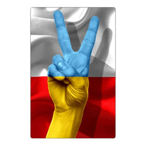 Magnes na lodówkę Polska-Ukraina
