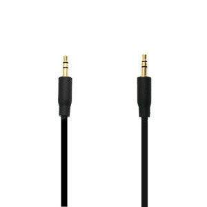 Adapter AUDIO AUX - jack 3,5mm na jack 3,5mm - 1 METR Czarny