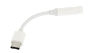 Adapter słuchawek - Typ C na jack 3,5mm - Biały