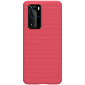 Etui Nillkin Super Frosted Shield do Huawei P40 Pro czerwony