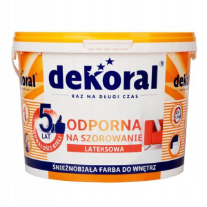 DEKORAL Akrylit W Biała farba lateksowa 1L