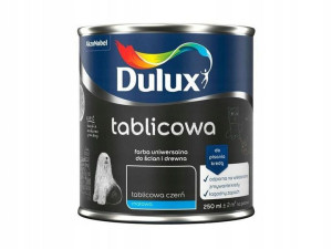 Dulux Farba Tablicowa Czarna Matowa 0,25L
