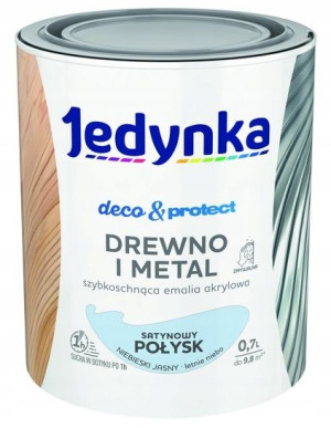Emalia Jedynka Deco&protec Niebieski Jasny 0,7