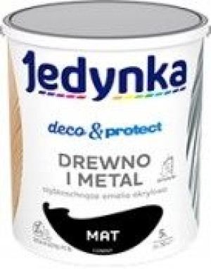 Emalia Jedynka Deco&protect 5 Czarny Mat