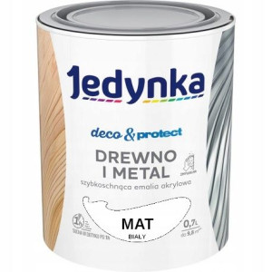 Emalia Jedynka Deco&protect Kremowy Mat 0,7l