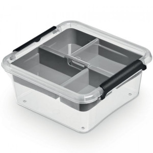Pojemnik Pudełko Z Przegródkami Organizer 0,85l