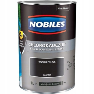 Farba Chlorokauczuk Nobiles Czarny 5l