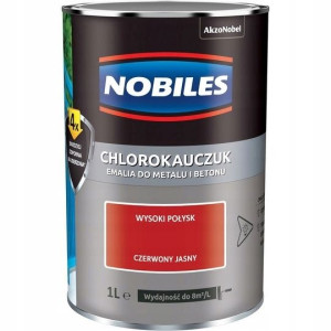 Farba Chlorokauczuk Nobiles Czerwony Jasny 5l
