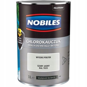 Farba Chlorokauczuk Nobiles Szary Jasny Ral7035 1l