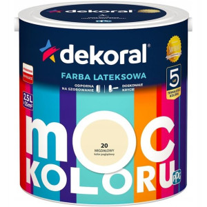 Farba Dekoral Moc Koloru Migdałowy 5l
