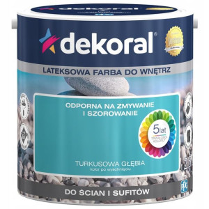 Farba Dekoral Moc Koloru Turkusowa Głębia 2,5l