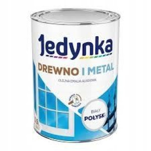 Farba do drewna i metalu Jedynka BIAŁY MAT 0,36L