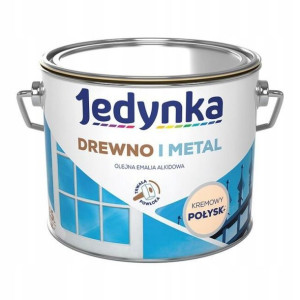 Farba Do Drewna I Metalu Jedynka Kremowy 0,9l