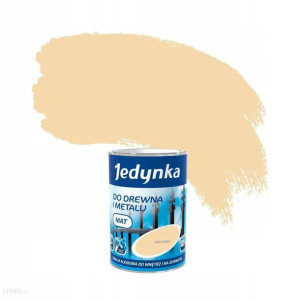 Farba Do Drewna I Metalu Jedynka Kremowy Mat 0,9l