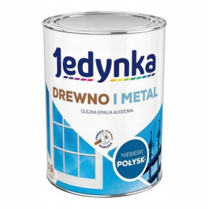 Farba Do Drewna I Metalu Jedynka Niebieski 0,9l