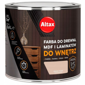 Farba do drewna mdf laminatu 400ML KREMOWY ALTAX