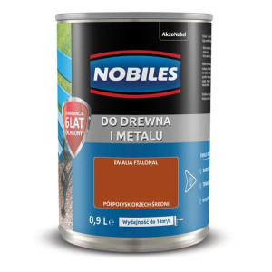 Farba Drewno Metal Nobiles Orzech Średni 5l