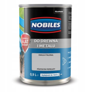 FARBA DREWNO METAL NOBILES popielaty 0,7L