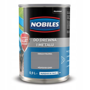 Farba Drewno Metal Nobiles Szary 5l