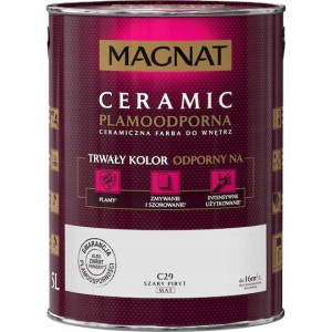 Farba Magnat Ceramic C29 Szary Piryt 5l