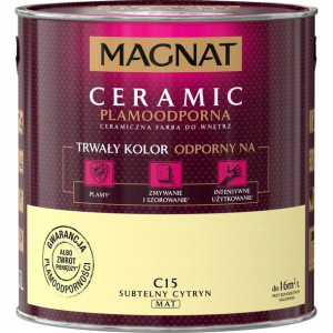 Farba Magnat Ceramic Subtelny Cytryn C15 2,5l