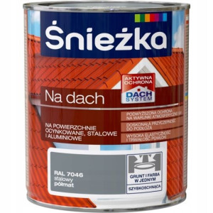 Grunt Farba Do Ocynk Ral 7046 Stalowy Półmat 0,75l
