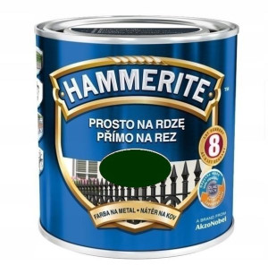Hammerite Farba Na Rdzę Ciemnozielony Połysk 0,7l