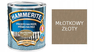 Hammerite Farba Na Rdzę Złoty Młotkowy 0,7l