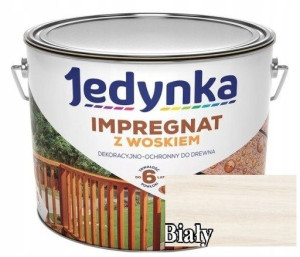 Impregnat Jedynka Do Drewna Biały 5l