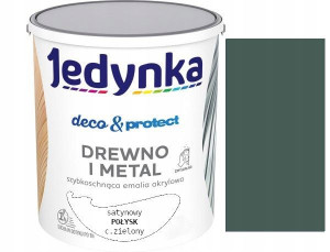 Jedynka Deco&Protect drewno metal ZIELONY 0,7L