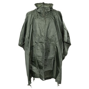 Poncho Us Green Rip - Stop Mfh