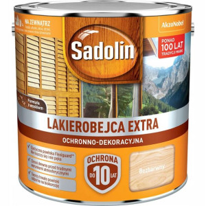 Lakierobejca Sadolin Extra Bezbarwny 2,5l