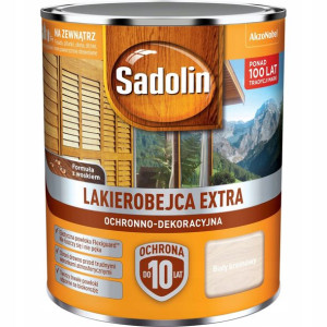 Lakierobejca Sadolin Extra Biały Kremowy 0,75l