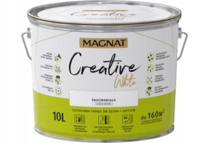 Magnat Creative White Late Farba 10l Matowa Gratis