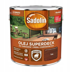 Sadolin Olej Do Drewna Superdeck Tek 0,75l