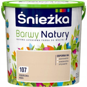 Śnieżka Barwy Natury 107 angielska róża 5L