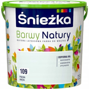 Śnieżka Barwy Natury 109 polna mięta 2,5L